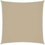 vidaXL Sonnensegel Oxford-Gewebe Quadratisch 6x6 m Beige 135142