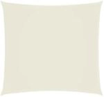 vidaXL Sonnensegel Oxford-Gewebe Quadratisch 6x6 m Creme 135197