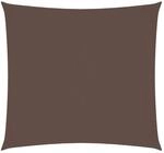 vidaXL Sonnensegel Oxford-Gewebe Quadratisch 3,6x3,6 m Braun 135798