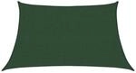 vidaXL Sonnensegel 160 g/m&sup2; Dunkelgr&uuml;n 3/4x2 m HDPE 311488