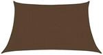 vidaXL Sonnensegel 160 g/m&sup2; Braun 3/4x2 m HDPE 311818