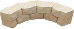Diephaus Mauertrapezstein Epocca Sandstein L 25/18 x B 14 x H 10 cm