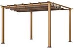 Paragon Outdoor Pergola Florida Aluminium/Textil 350 cm x 350 cm x 2350 cm Natur