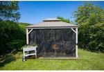 Sojag Aluminium Pavillon Messina 10 x 12 Champagner 298 x 363 x 292 cm