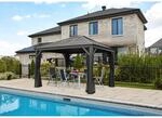 Sojag Aluminium Pavillon Mykonos 10 x 12 Anthrazit HxBxT: 364 x 299 x 291,5 cm