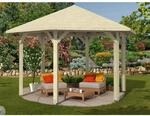 Skan Holz Pavillon Nancy 3 Leimholz 480 cm x 416 cm Natur