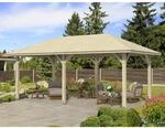 Skan Holz Holz-Pavillon Orleans 1 Natur unbehandelt 294 cm x 576 cm