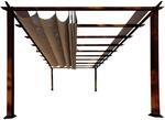 Pavillon Pergola Gazebo Florenz Cocoa