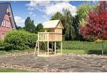 Karibu Kinderspielhaus Frieda Set Aktion 2 naturb. m. Anbau