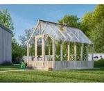 Palmako Gew&auml;chshaus Emilia 8 Grau 8,2 m&sup2;