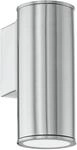 Eglo LED Wandleuchte Riga 15 cm x 6,5 cm Edelstahl