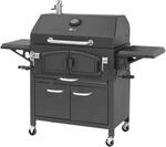 El Fuego Holzkohlegrill Grand Ontario 81 cm x 46 cm Schwarz