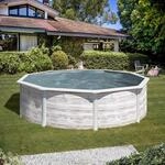 Gre Pool Finlandia Rund mit Nordicoptik &Oslash; 460 cm x 120 cm NordicWei&szlig;