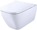 Geberit Tiefsp&uuml;l Wand-WC-Set Smyle Square Sp&uuml;lrandlos Inkl. WC-Sitz Wei&szlig;