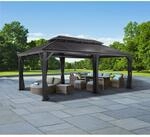 Sojag Aluminium Pavillon Messina 12 x 20 Anthrazit 363 cm x 598 cm x 307 cm