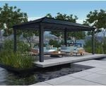 Palram - Canopia Dallas 4.3 x 6.1 GartenPavillon Anthrazit