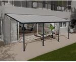 Palram - Canopia Terrassen&uuml;berdachung FeriaAnthrazit 3x7.30