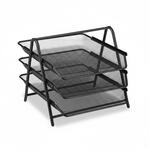 Relaxdays Dokumentenablage Metall Schwarz Ausziehbar 27 cm x 29,5 cm x 35,5 cm 1,1 kg