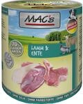 Mac's Hunde-Nassfutter Lamm und Ente 800 g
