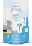 Mjamjam Nassfutter Quetschie Zarte Ente & Gefl&uuml;gel an Leckeren M&ouml;hrchen 125 g