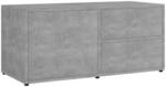 vidaXL TV-Schrank Betongrau 80x34x36 cm Holzwerkstoff