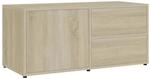 vidaXL TV-Schrank Sonoma-Eiche 80x34x36 cm Holzwerkstoff