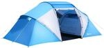 Outsunny Zelt Taft Fiberglas Blau L430 x B240 x H170cm