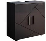 Vicco Waschbeckenunterschrank Irma Anthrazit Hochglanz 60 x 59 cm