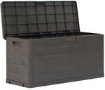vidaXL Garten-Aufbewahrungsbox 280 L Braun