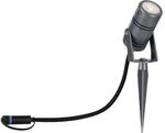 Paulmann LED-Gartenstrahler Plug & Shine Radon IP65 3000 K 11 W Grau