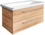 Fackelmann Waschbeckenunterschrank Milano Asteiche 100 cm