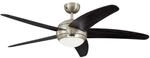 WESTINGHOUSE Westinghouse Deckenventilator Bendan Chrom mit Licht und Fernbedienung