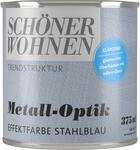 Sch&ouml;ner Wohnen Metall-Optik gl&auml;nzend Stahlblau 375 ml