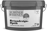 Sch&ouml;ner Wohnen Betondesign-Optik Versiegelung Wei&szlig;