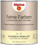 Alpina Feine Farben Lack No. 31 Elfenbein-Rebellin&reg; Gelb edelmatt 750 ml