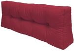 Beautissu ECO Elements Palettenkissen R&uuml;cken 120x40x10cm Rot