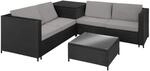 Tectake Rattan Lounge Siena F&uuml;r 4 Personen Widerstandsf&auml;hig und Uv Best&auml;ndig 140