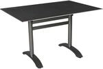 Acamp Klapptisch Rechteckig HPL Anthrazit-Cemento 120 cm x 80 cm