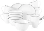 Seltmann Weiden Lido Black Line Fr&uuml;hst&uuml;cks-Set 18-teilig