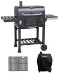 Taino Hero XL Holzkohlegrill Set Mit Gussrost Und Haube BBQ Grillwagen Smoker