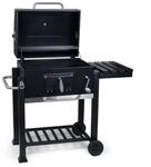 Wiltec Bbq Holzkohle Grillwagen Gartengrill Barbecue Smoker Holzkohlegrill