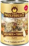 Wolfsblut Hunde-Nassfutter Wild Duck und Turkey Puppy Ente und Truthahn mit...