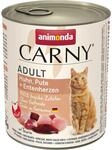 Carny Katzen-Nassfutter Adult Huhn und Pute und Entenherzen 800 g