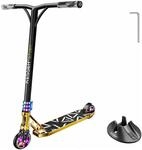 KESSER Stunt Scooter GT-Limit mit St&auml;nder ABEC 9 110 mm PU R&auml;der Gold