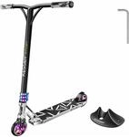 KESSER Stunt Scooter GT-Limit mit St&auml;nder ABEC 9 110 mm PU R&auml;der Silber