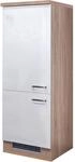 Flex-Well Exclusiv K&uuml;chen-Ger&auml;teumbauschrank Valero 60 cm Hochglanz Wei&szlig;