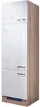 Flex-Well Exclusiv K&uuml;chen-Ger&auml;teumbauschr. Valero 60cm hgl Wei&szlig;-Sonoma Eiche