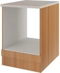 Flex-Well Classic K&uuml;chen-Herd-Umbauschrank Nano 60 cm Buche Nachbildung