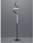 Reality LED-Stehlampe Course Schwarz matt