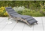Merxx Waikiki Gartenliege inkl. Auflagen 172 x 54 x 62 cm
